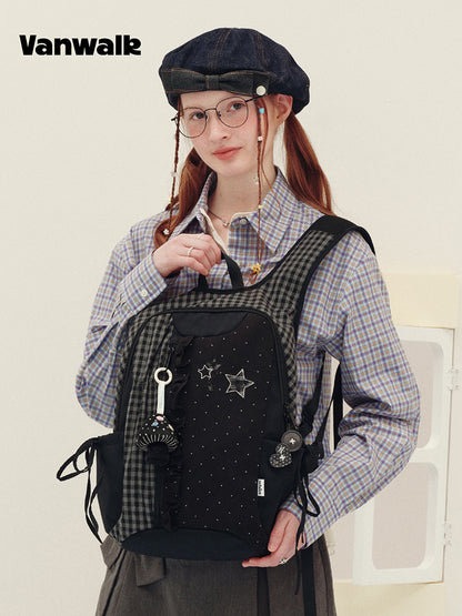Vanwalk Journal House Stars Ruffles Backpack