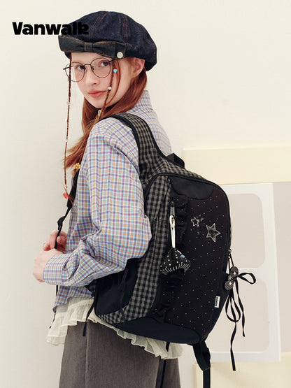Vanwalk Journal House Stars Ruffles Backpack