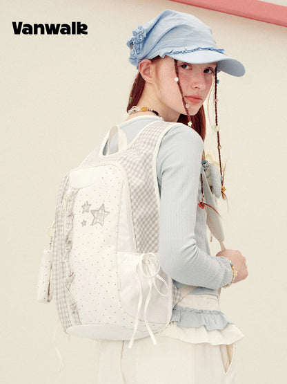 Vanwalk Journal House Stars Ruffles Backpack