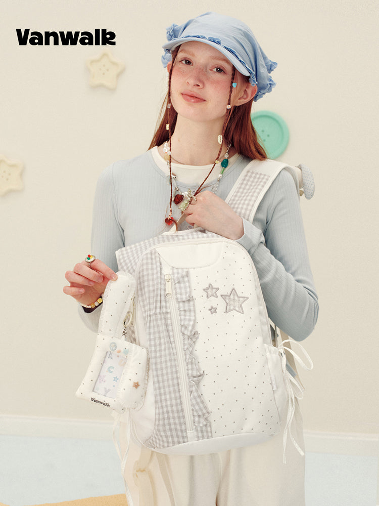 Vanwalk Journal House Stars Ruffles Backpack