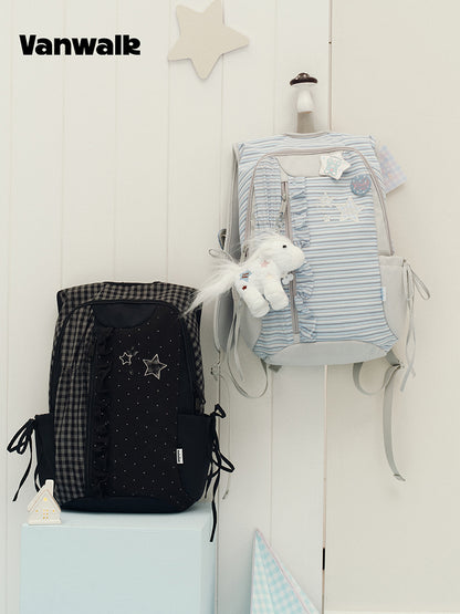 Vanwalk Journal House Stars Ruffles Backpack