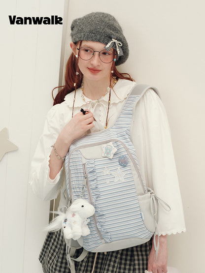 Vanwalk Journal House Stars Ruffles Backpack