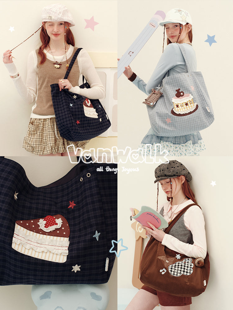 Vanwalk Journal House Sweet Dessert Tote Bag | Bag | Three Fleas