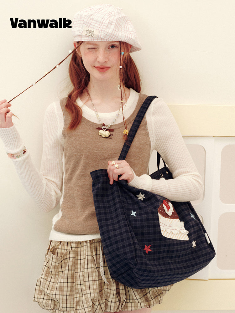 Vanwalk Journal House Sweet Dessert Tote Bag | Bag | Three Fleas