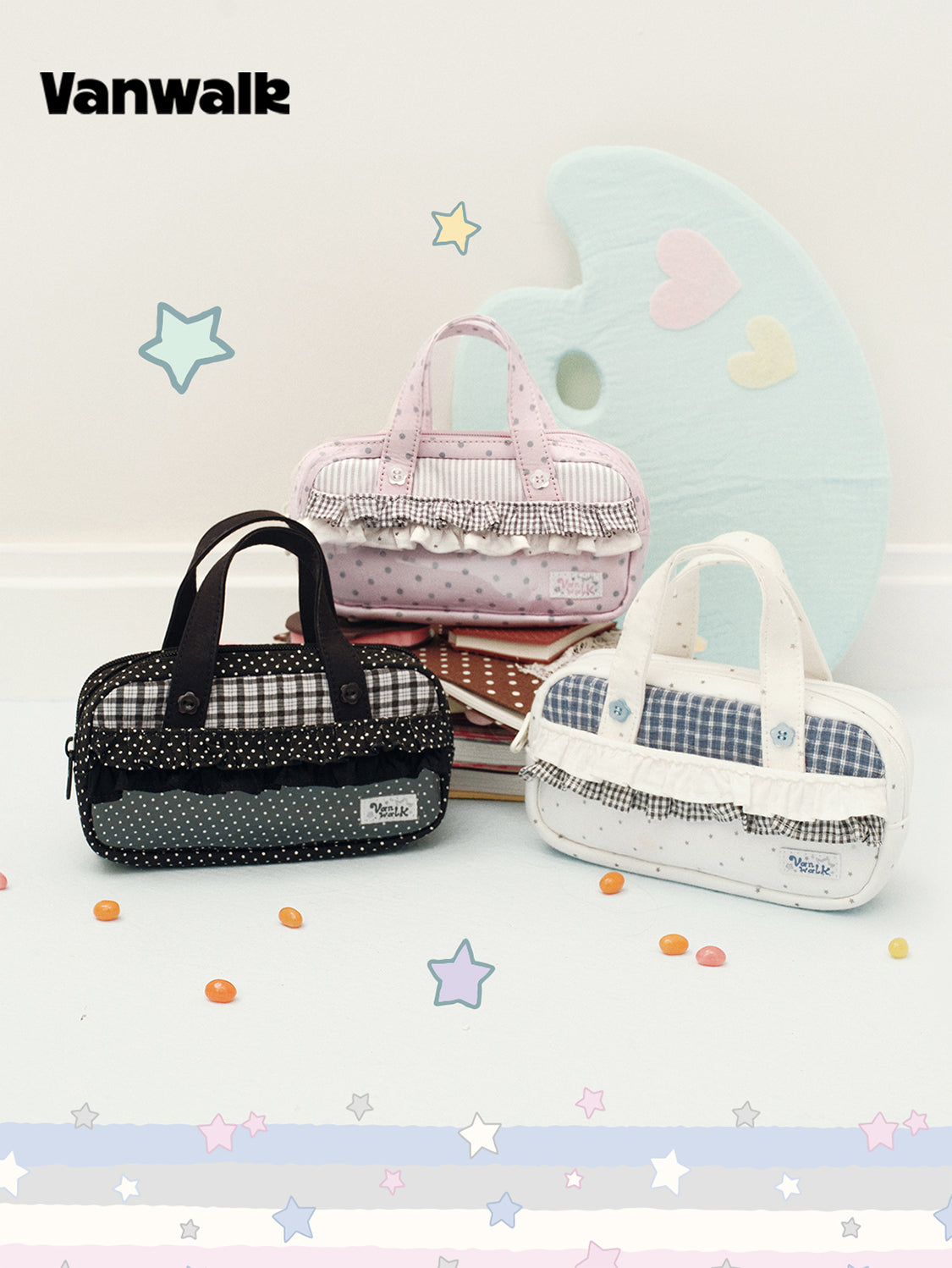 Vanwalk Journal House Sweet Lace Pencil Case