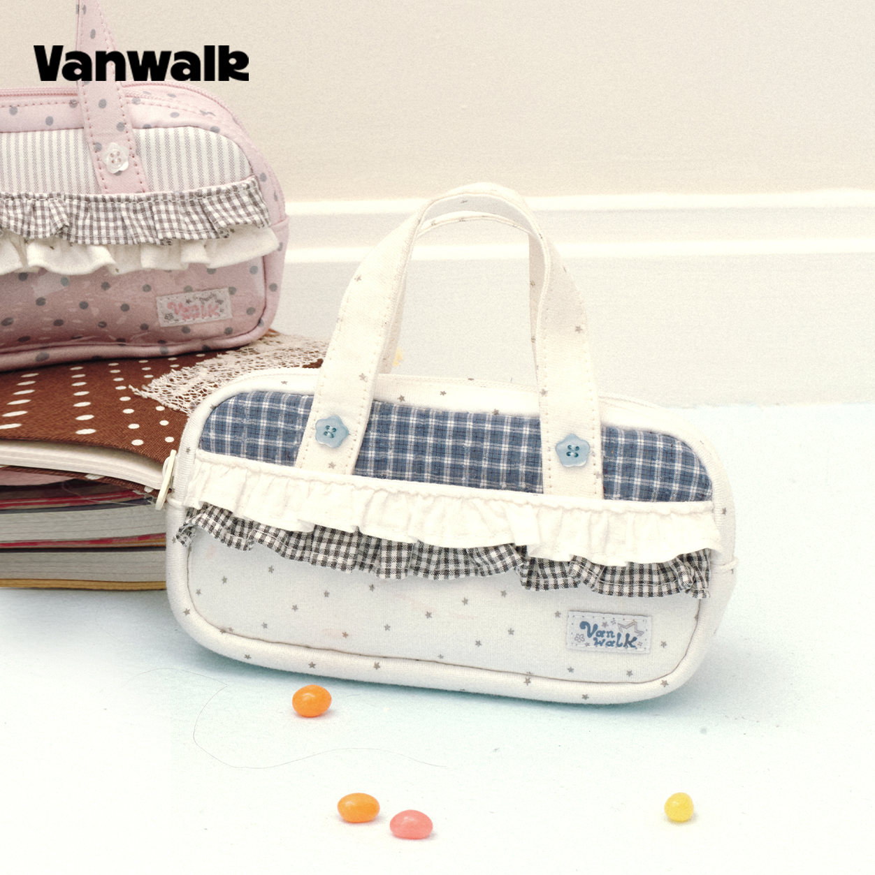 Vanwalk Journal House Sweet Lace Pencil Case