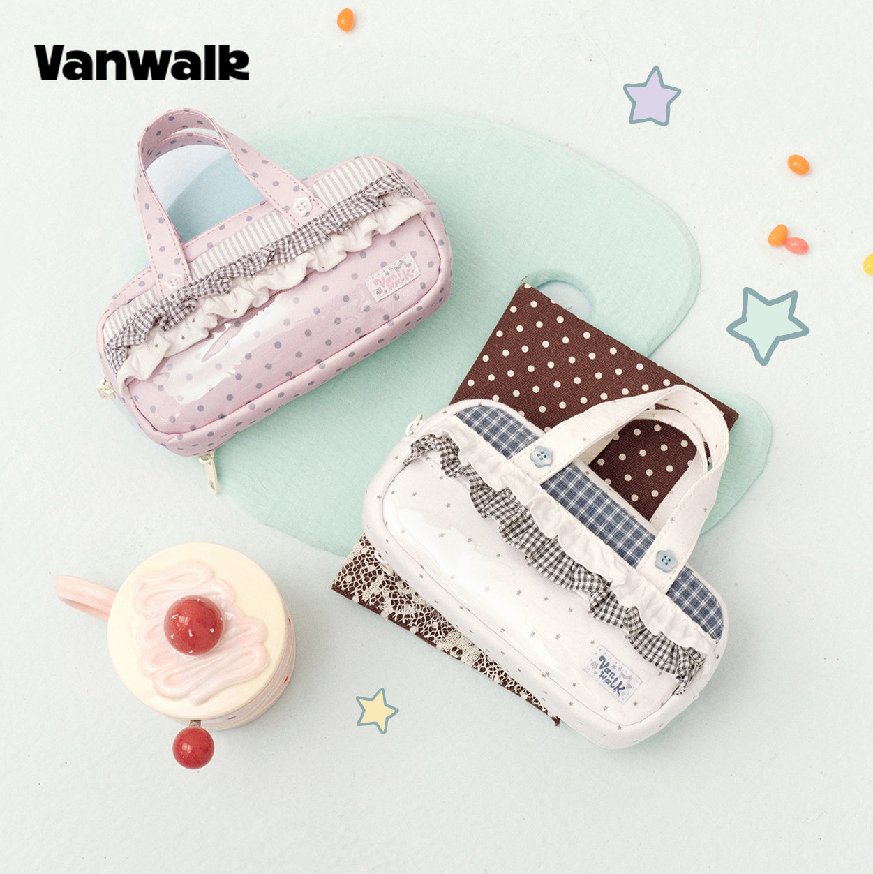 Vanwalk Journal House Sweet Lace Pencil Case