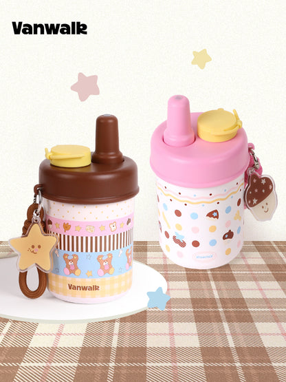 Vanwalk Lovely Note Stainless Steel Thermal Tea Bottle