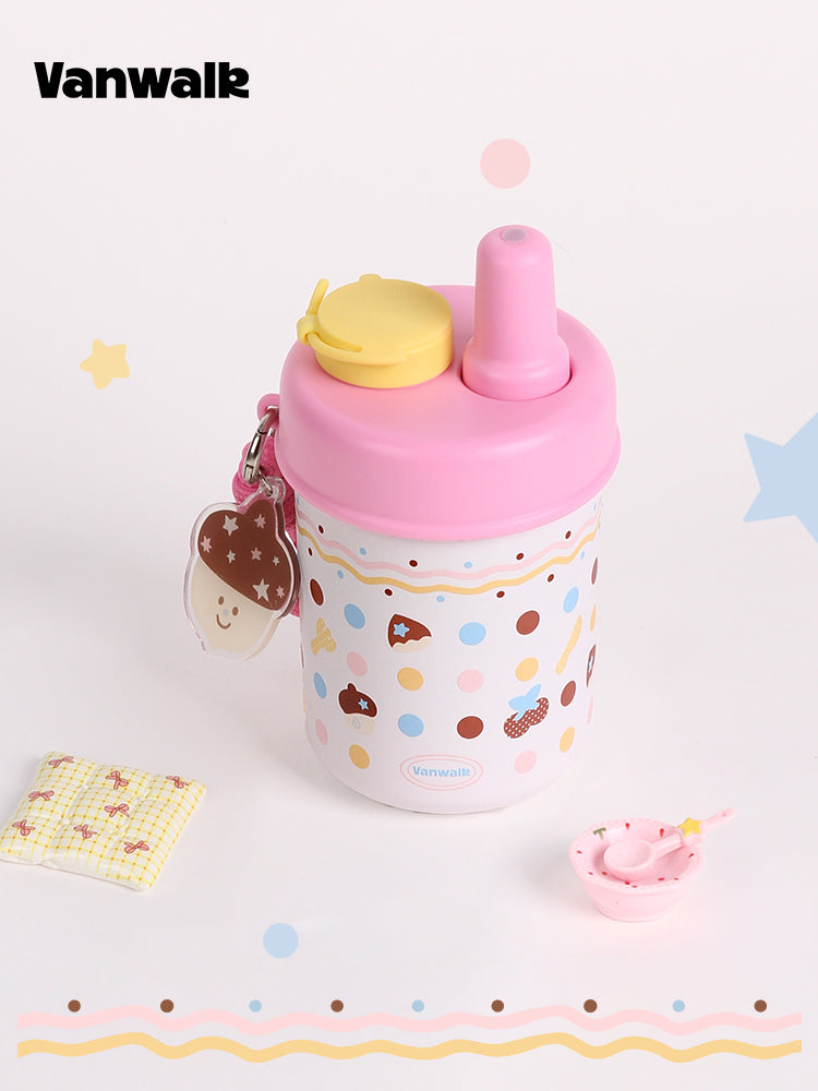 Vanwalk Lovely Note Stainless Steel Thermal Tea Bottle