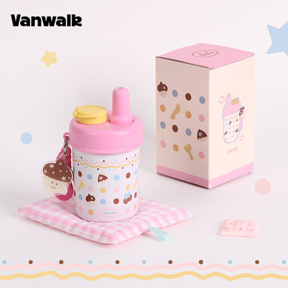 Vanwalk Lovely Note Stainless Steel Thermal Tea Bottle