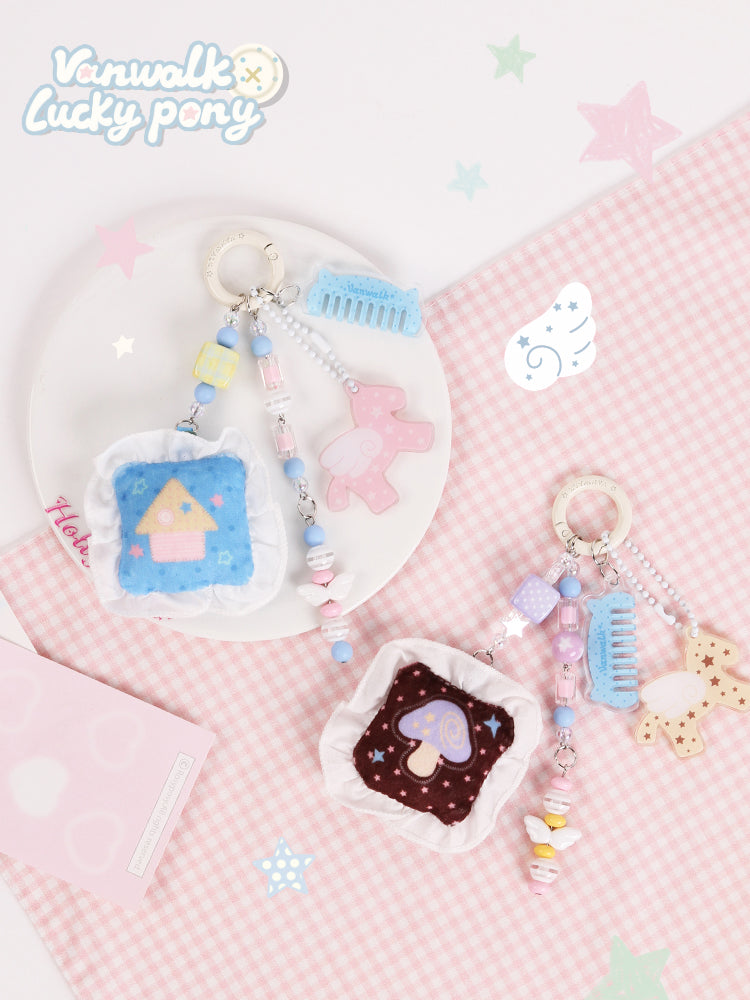 Vanwalk Lucky Pony Cute Keychain Bag Charm