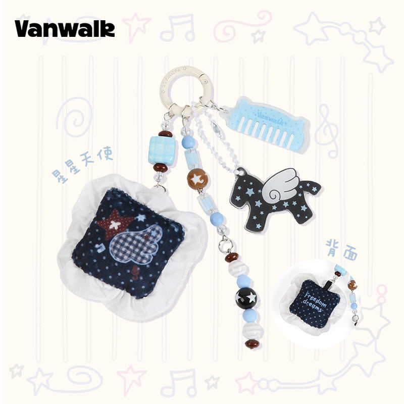 Vanwalk Lucky Pony Cute Keychain Bag Charm