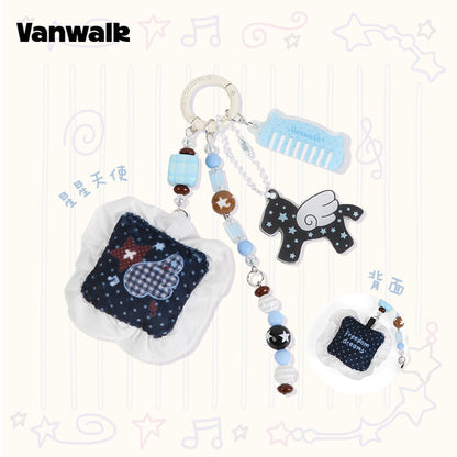 Vanwalk Lucky Pony Cute Keychain Bag Charm