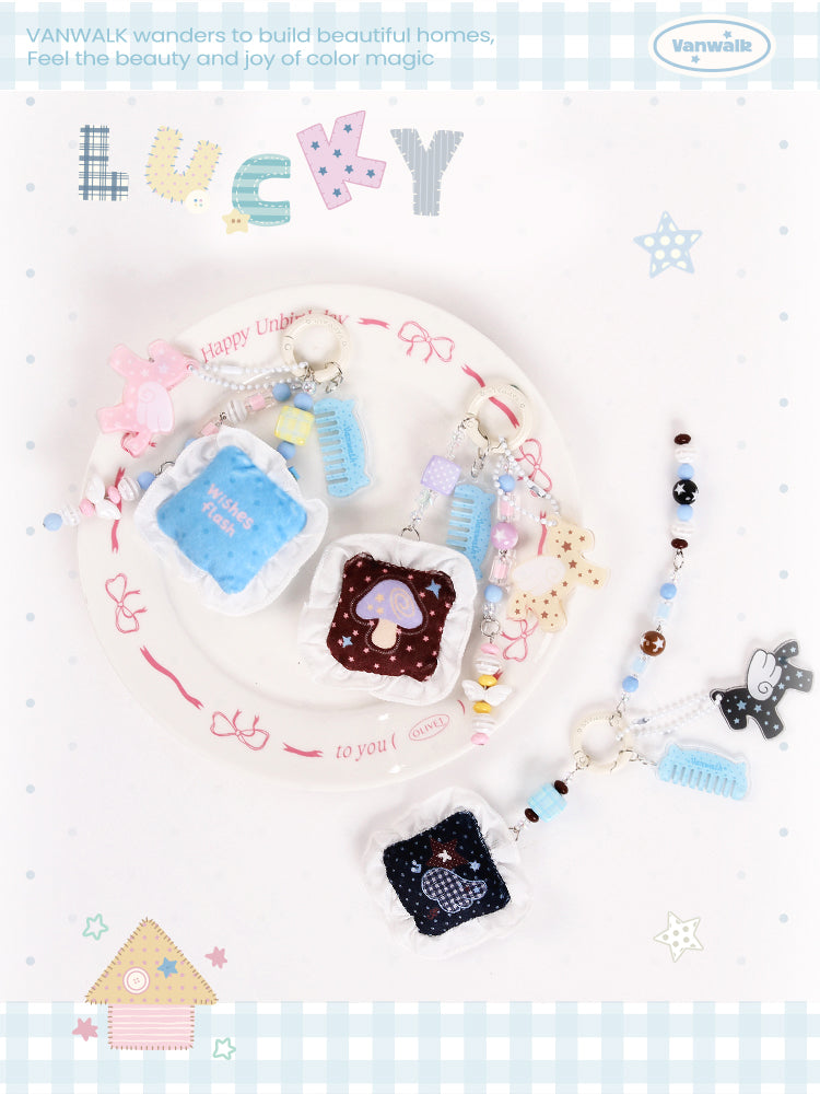 Vanwalk Lucky Pony Cute Keychain Bag Charm