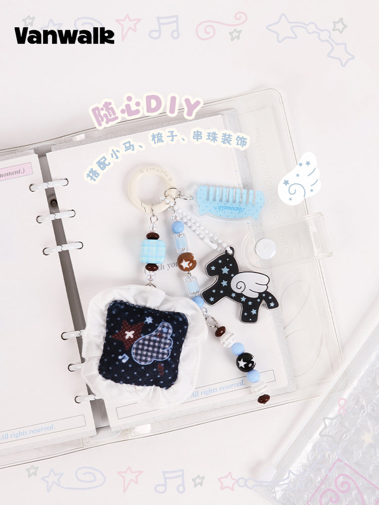 Vanwalk Lucky Pony Cute Keychain Bag Charm