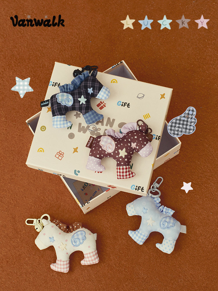 Vanwalk Lucky Pony Keychain Bag Charm | other accessories | Three Fleas