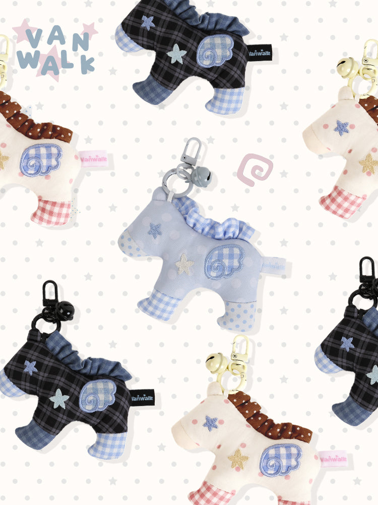 Vanwalk Lucky Pony Keychain Bag Charm | other accessories | Three Fleas