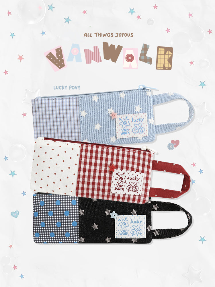 Vanwalk Lucky Pony Series Pencil Case | Bag | Three Fleas