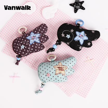Vanwalk Lucky Pony Series Wing-Shaped Earbud Coin Pouch | Bag | Three Fleas