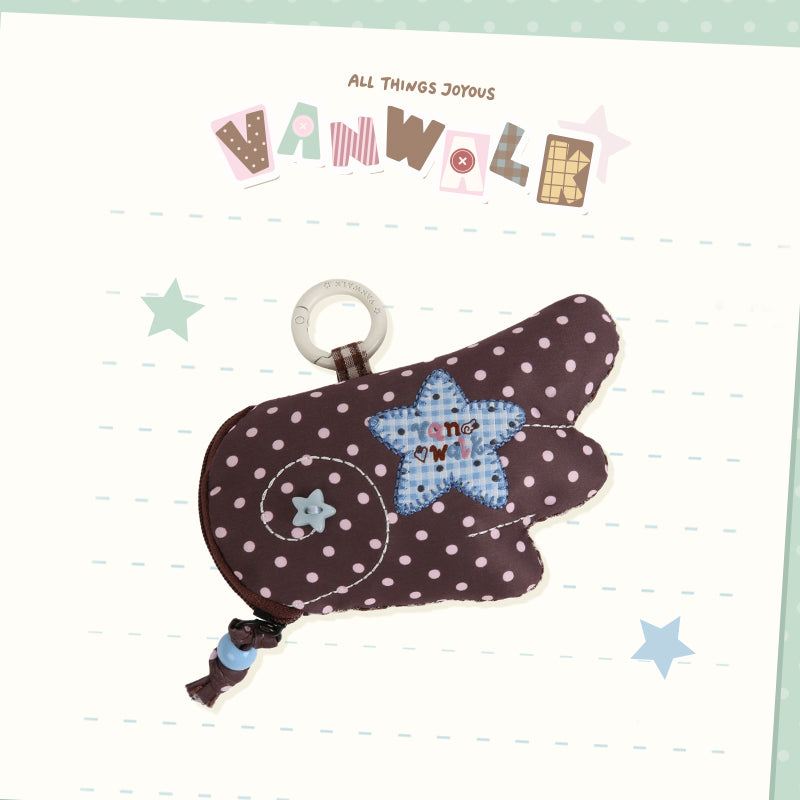 Vanwalk Lucky Pony Series Wing-Shaped Earbud Coin Pouch | Bag | Three Fleas