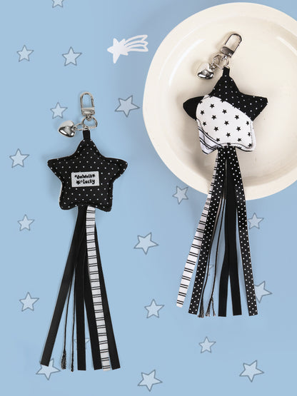 Vanwalk Lucky Pony Star Tassel Keychain Bag Charm | other accessories | Three Fleas