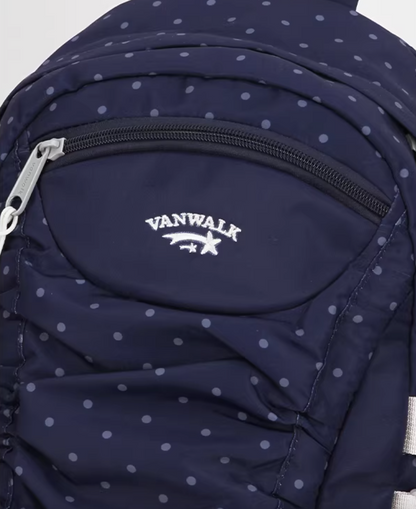 Vanwalk Mochi Series Drawstring Ruched Bow Backpack
