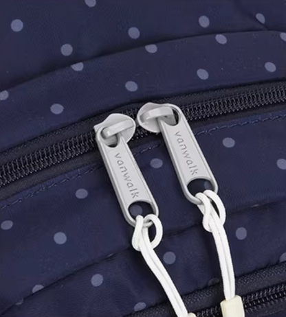 Vanwalk Mochi Series Drawstring Ruched Bow Backpack