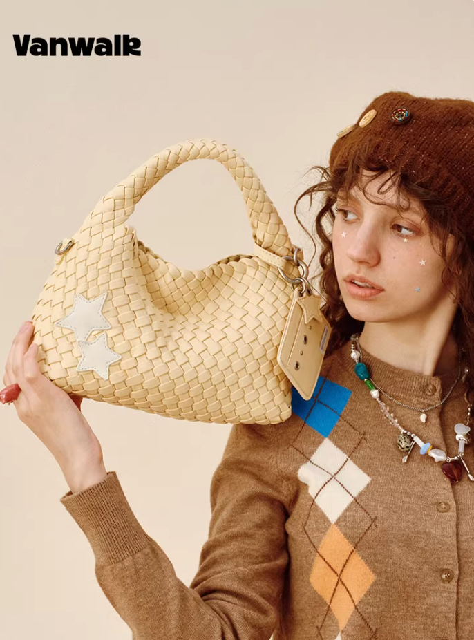 Vanwalk Mochi Series Handmade Woven Bag