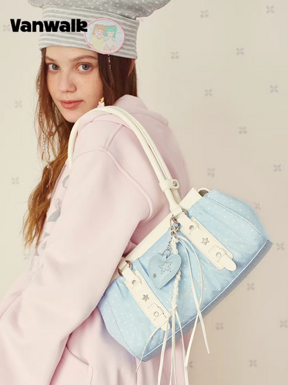 Vanwalk Mochi Series Polka Dot Shoulder Bag