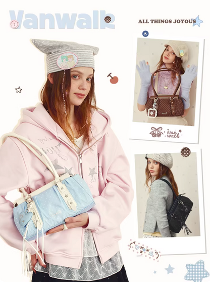 Vanwalk Mochi Series Polka Dot Shoulder Bag