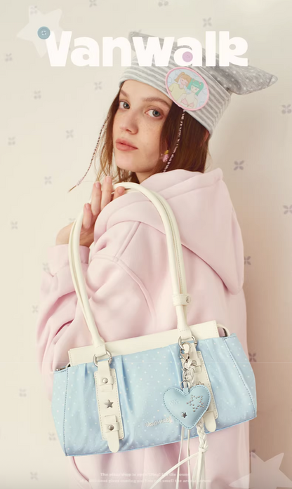 Vanwalk Mochi Series Polka Dot Shoulder Bag