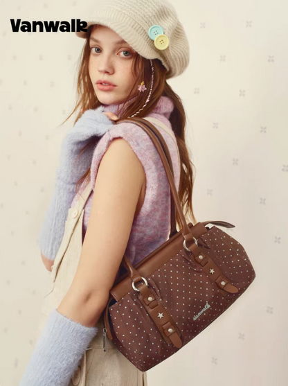 Vanwalk Mochi Series Polka Dot Shoulder Bag