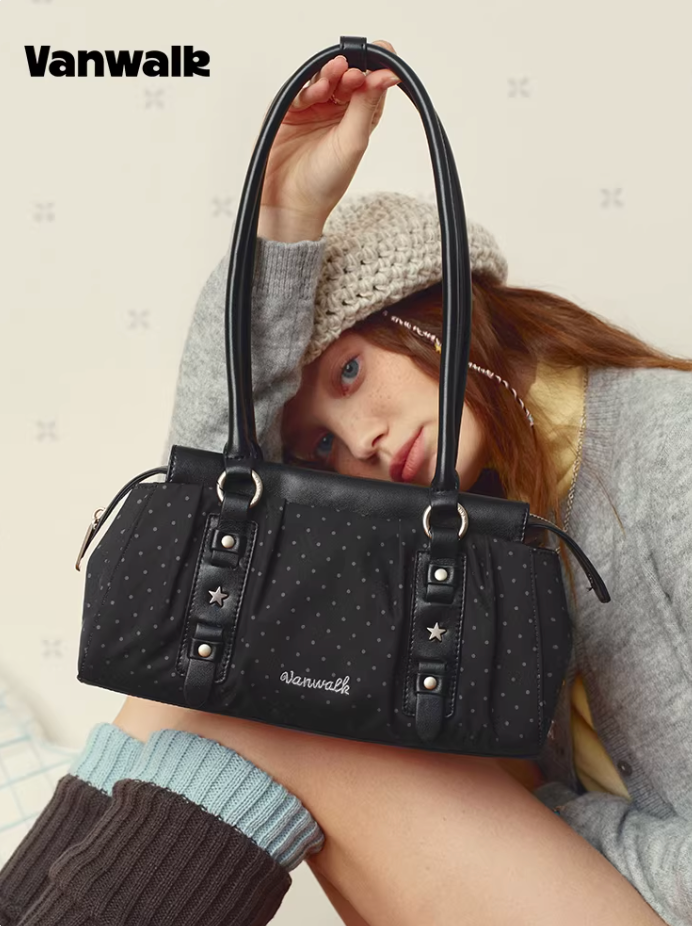 Vanwalk Mochi Series Polka Dot Shoulder Bag