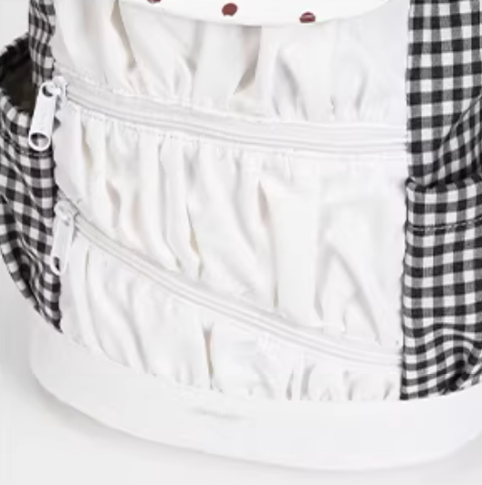 Vanwalk Mochi Series Star Patch Drawstring Ruched Backpack