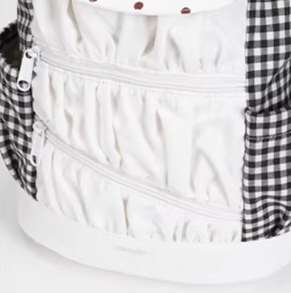 Vanwalk Mochi Series Star Patch Drawstring Ruched Backpack