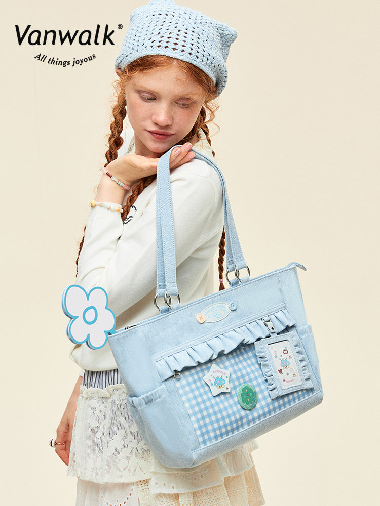 Vanwalk Picnic Series Macaron Shoulder Ita Bag