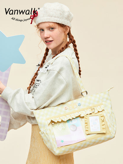 Vanwalk Picnic Series Macaron Shoulder Ita Bag