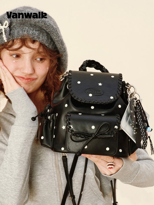 Vanwalk Pinecone Tribe Bowknot Mini Backpack