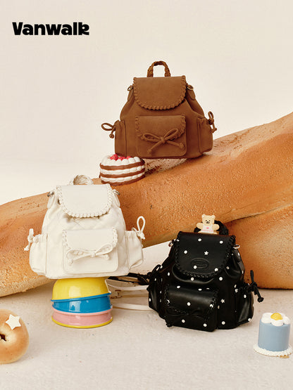 Vanwalk Pinecone Tribe Bowknot Mini Backpack