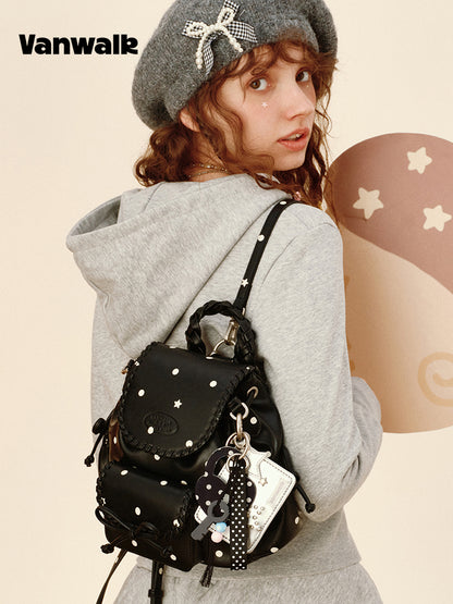 Vanwalk Pinecone Tribe Bowknot Mini Backpack