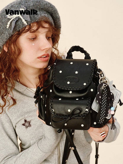 Vanwalk Pinecone Tribe Bowknot Mini Backpack