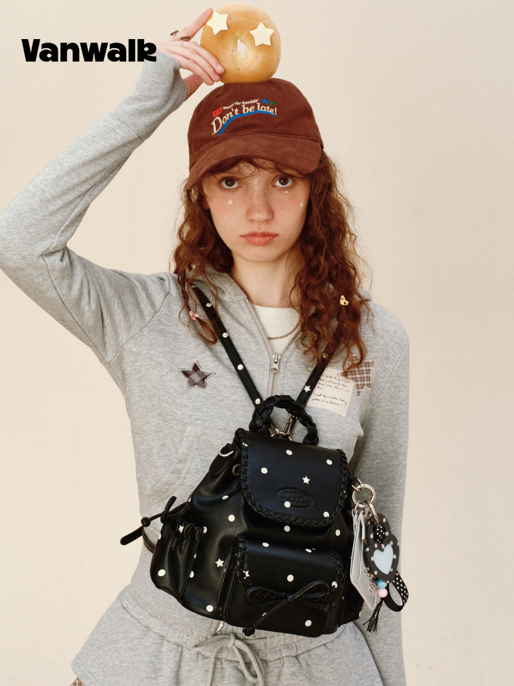 Vanwalk Pinecone Tribe Bowknot Mini Backpack