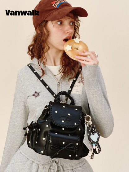 Vanwalk Pinecone Tribe Bowknot Mini Backpack