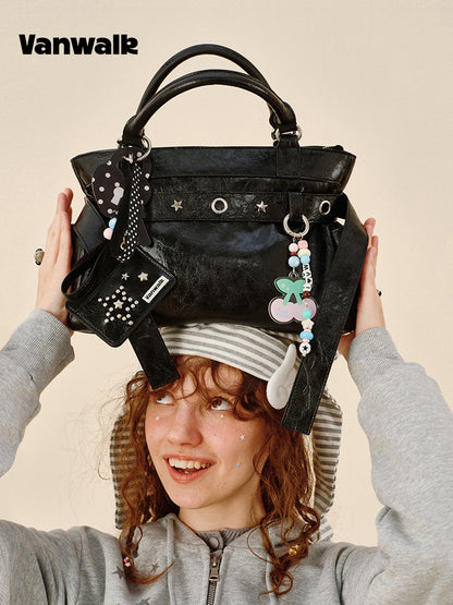 Vanwalk Pinecone Tribe Pu Tote Bag