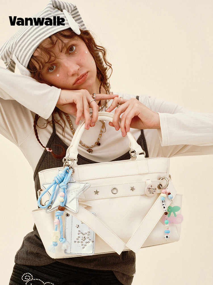 Vanwalk Pinecone Tribe Pu Tote Bag