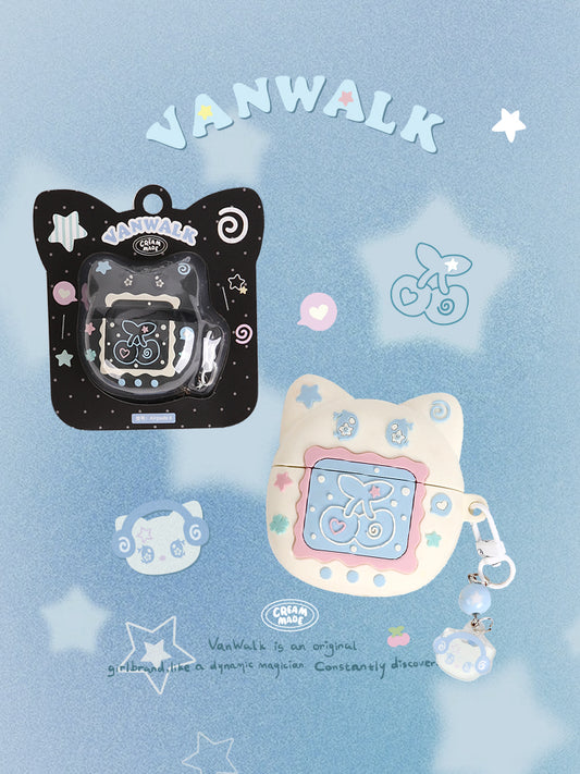 Vanwalk Pinecone Tribe Cute Cat Airpods Case