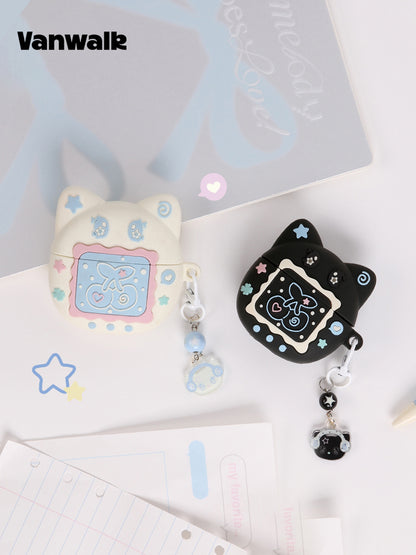 Vanwalk Pinecone Tribe Cute Cat Airpods Case