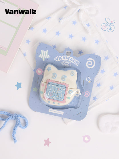 Vanwalk Pinecone Tribe Cute Cat Airpods Case