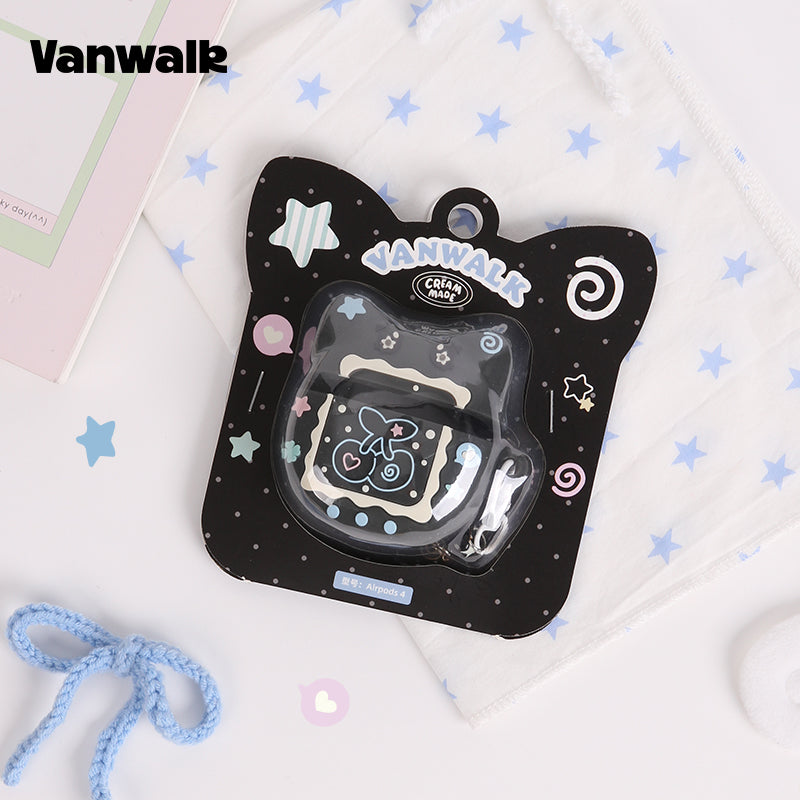 Vanwalk Pinecone Tribe Cute Cat Airpods Case