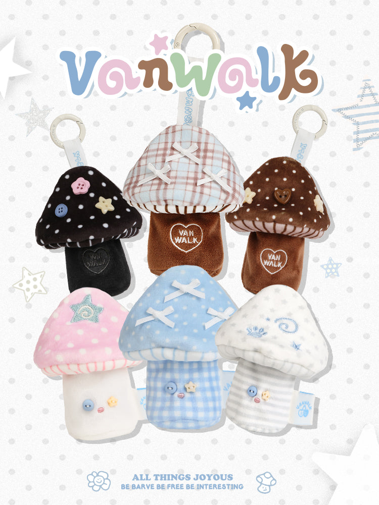 Vanwalk Pinecone Tribe Mushroom Doll Mini Bag